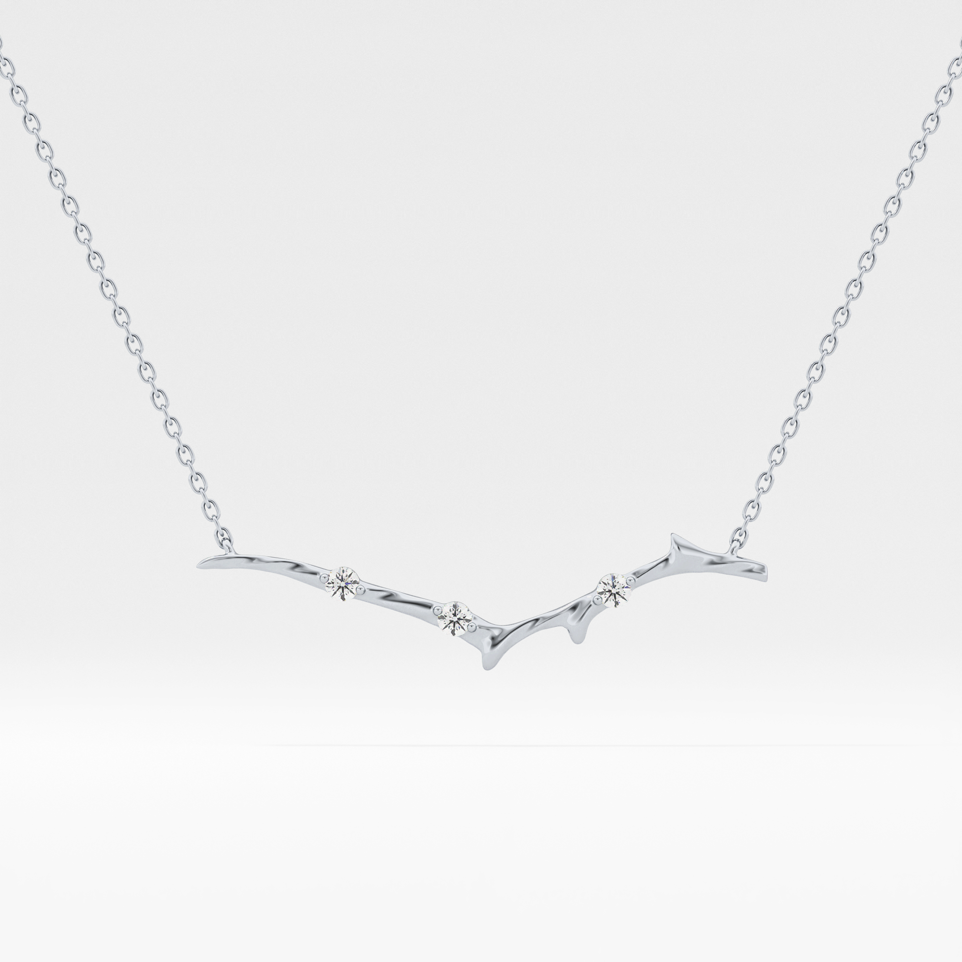 Classic 0.7 TCW Round Moissanite Diamond Pendant