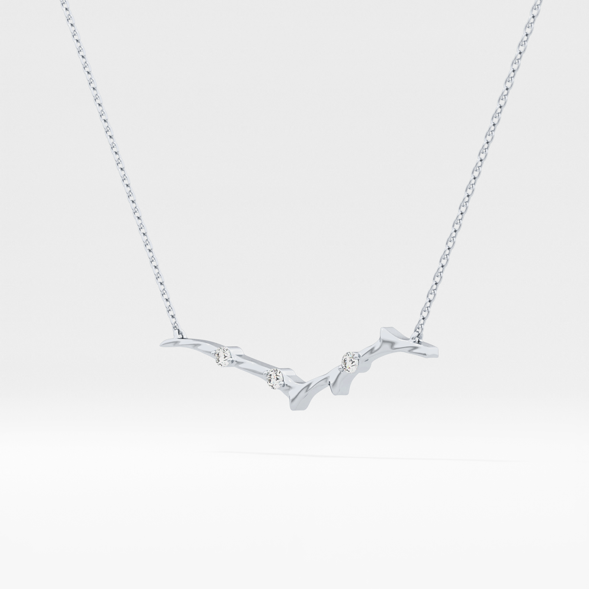 Classic 0.7 TCW Round Moissanite Diamond Pendant