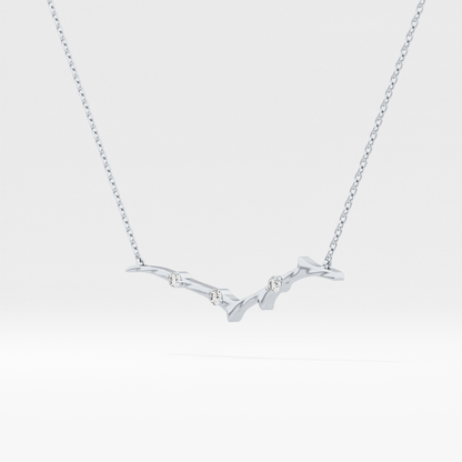 Classic 0.7 TCW Round Moissanite Diamond Pendant