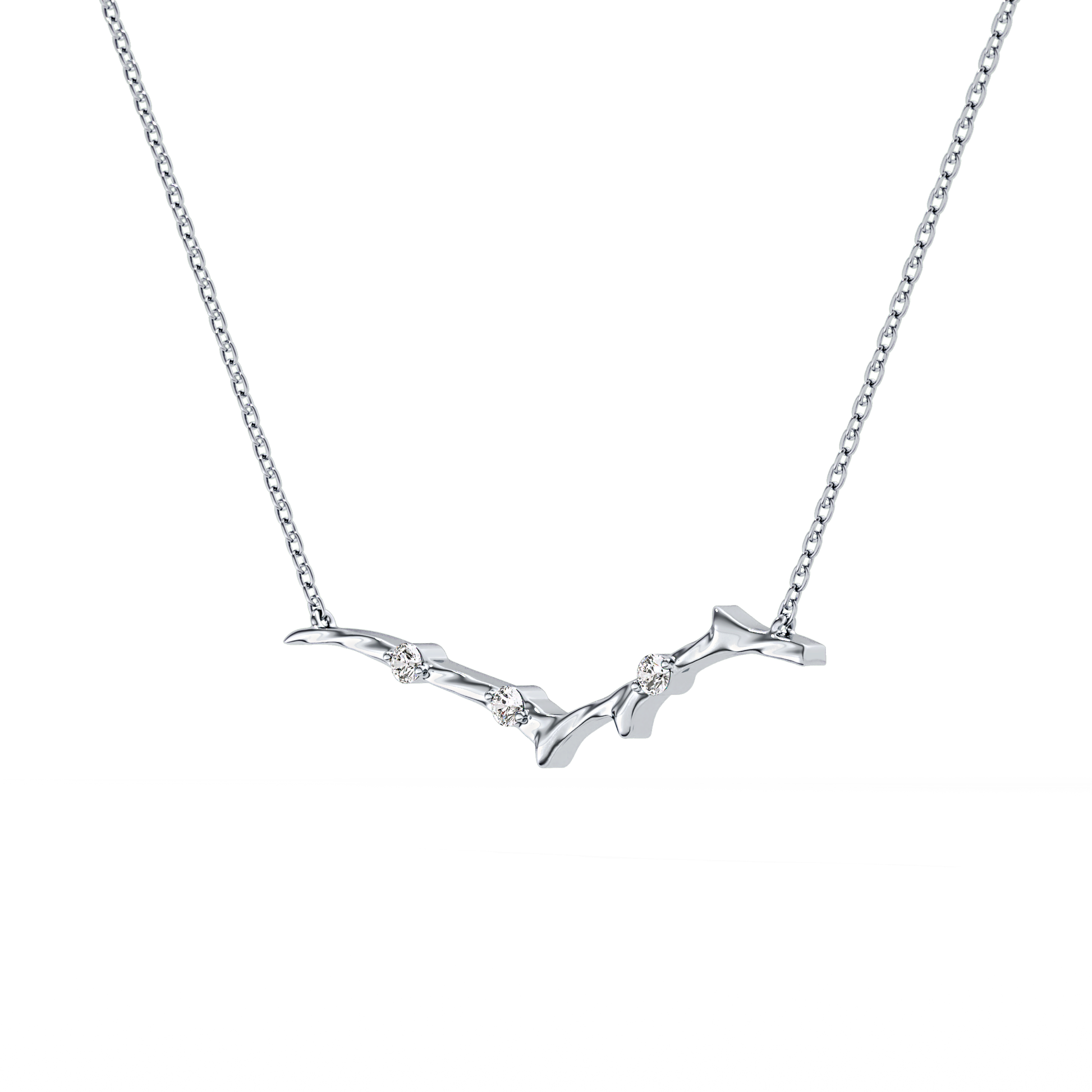 Classic 0.7 TCW Round Moissanite Diamond Pendant