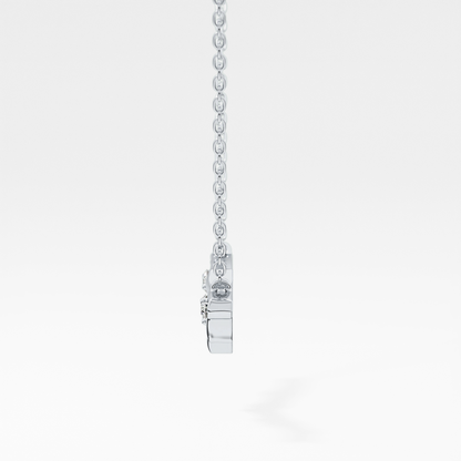 Classic 0.7 TCW Round Moissanite Diamond Pendant