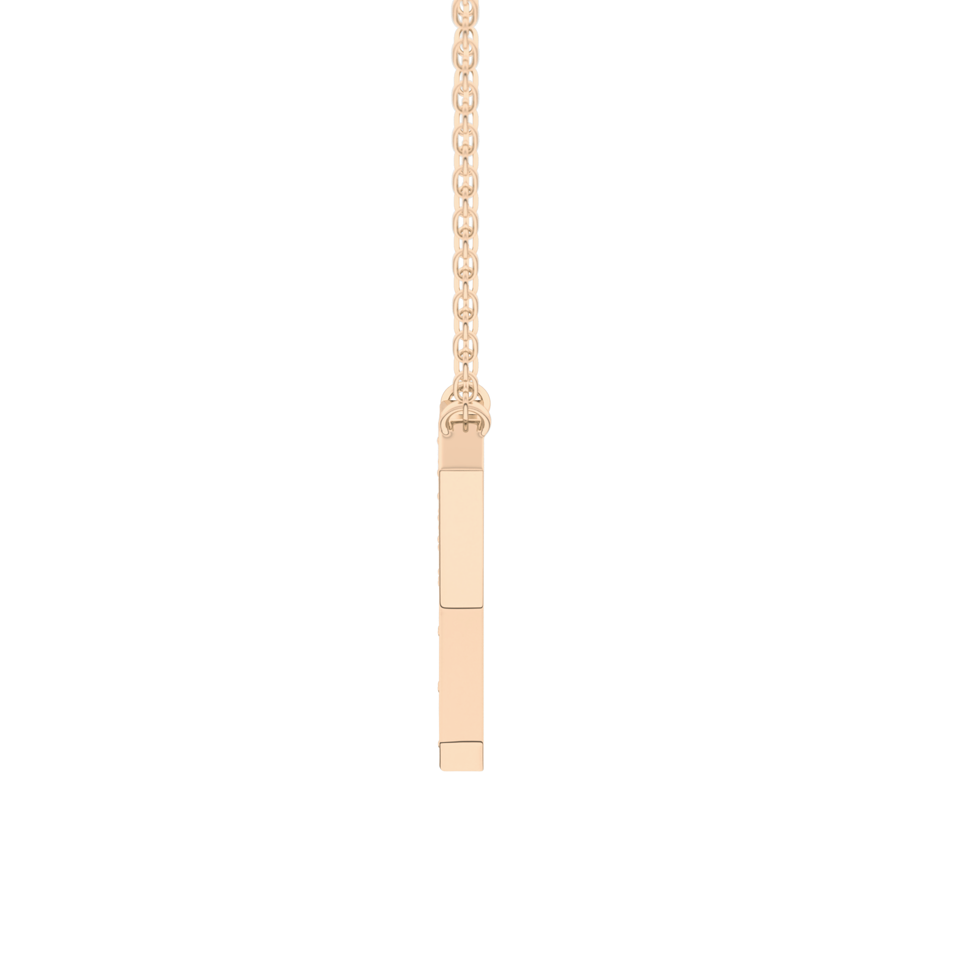 Classic 0.23 TCW Round Y Shaped Moissanite Diamond Necklace