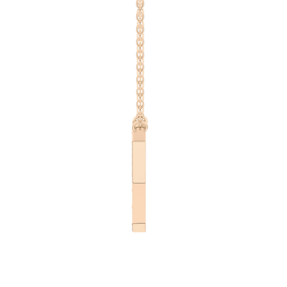 Classic 0.23 TCW Round Y Shaped Moissanite Diamond Necklace