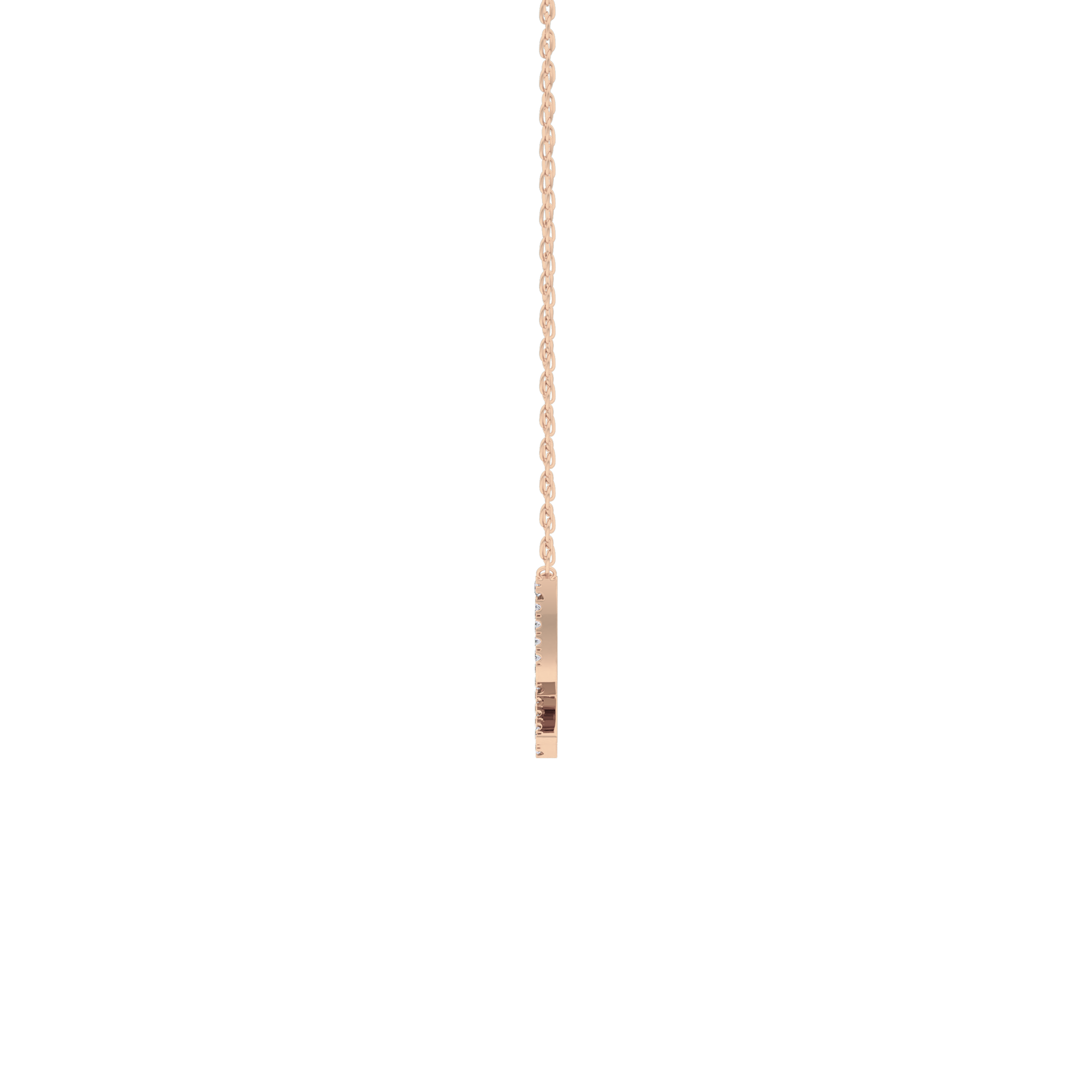 Classic 0.042 TCW Round Zodiac Sagittarius Shaped Moissanite Diamond Necklace