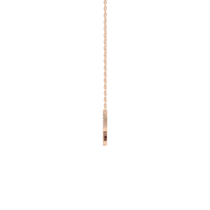 Classic 0.042 TCW Round Zodiac Sagittarius Shaped Moissanite Diamond Necklace