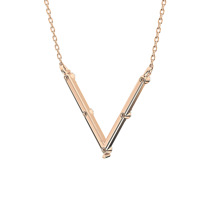 Classic 0.08 TCW Round Moissanite Diamond Necklace