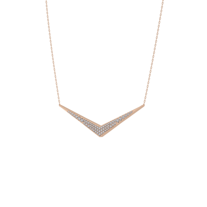 Classic 0.272 TCW Round Cut Moissanite Diamond Necklace