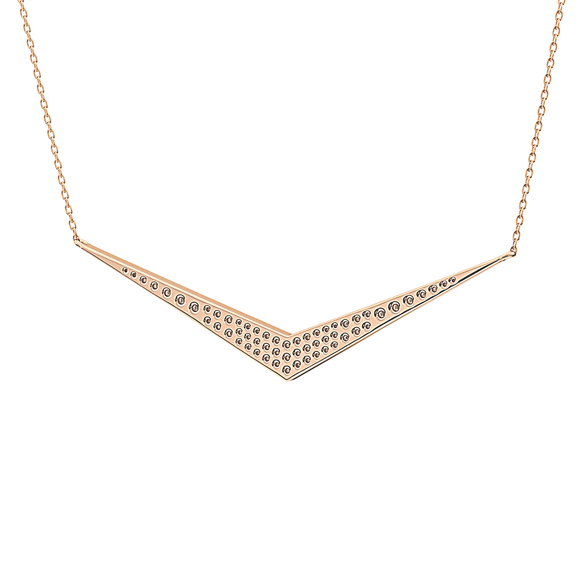 Classic 0.272 TCW Round Cut Moissanite Diamond Necklace