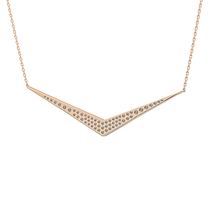 Classic 0.272 TCW Round Cut Moissanite Diamond Necklace