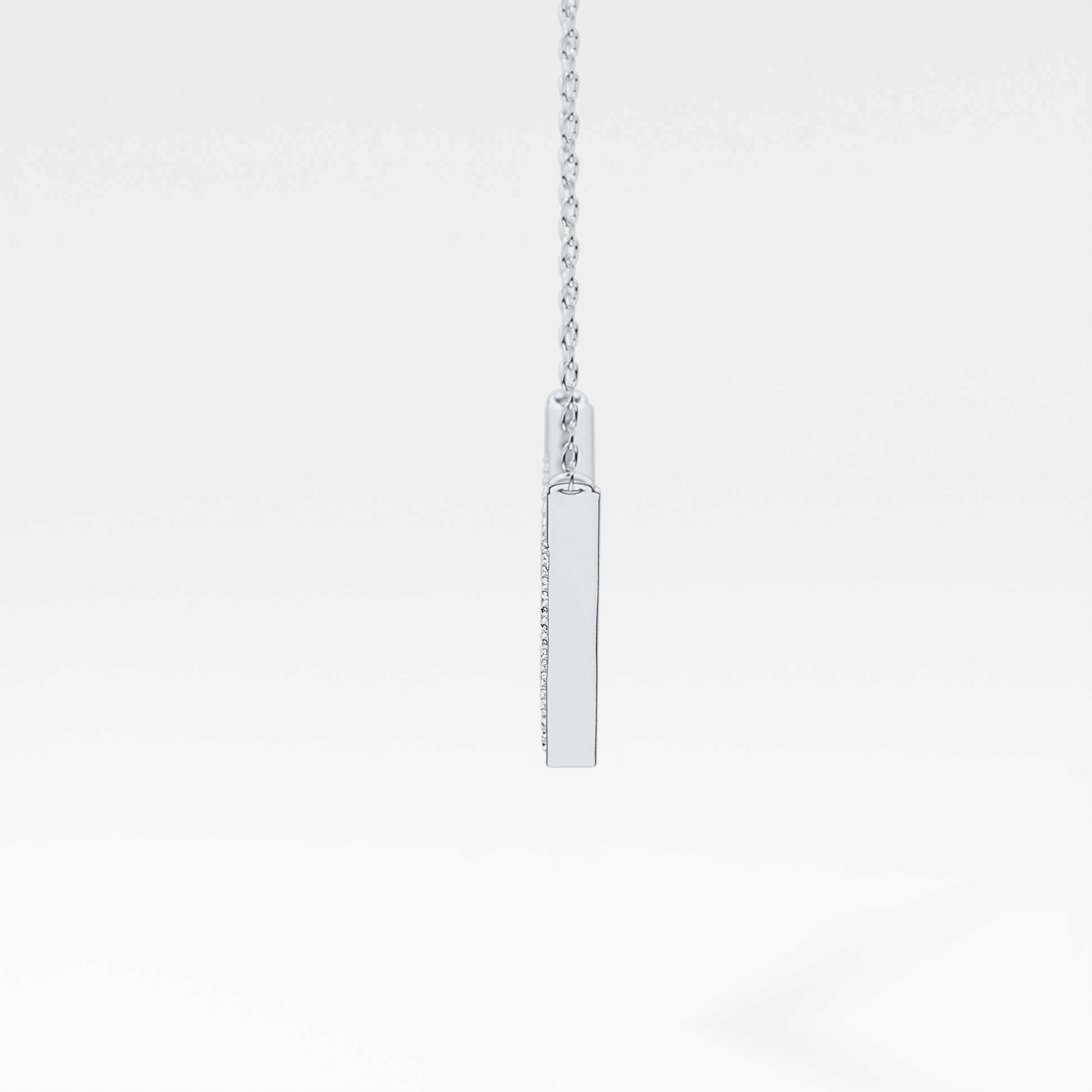 Classic 0.272 TCW Round Cut Moissanite Diamond Necklace