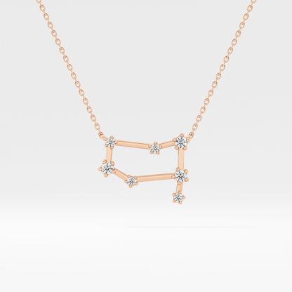 Classic 0.18 TCW Round Cut Moissanite Diamond Necklace