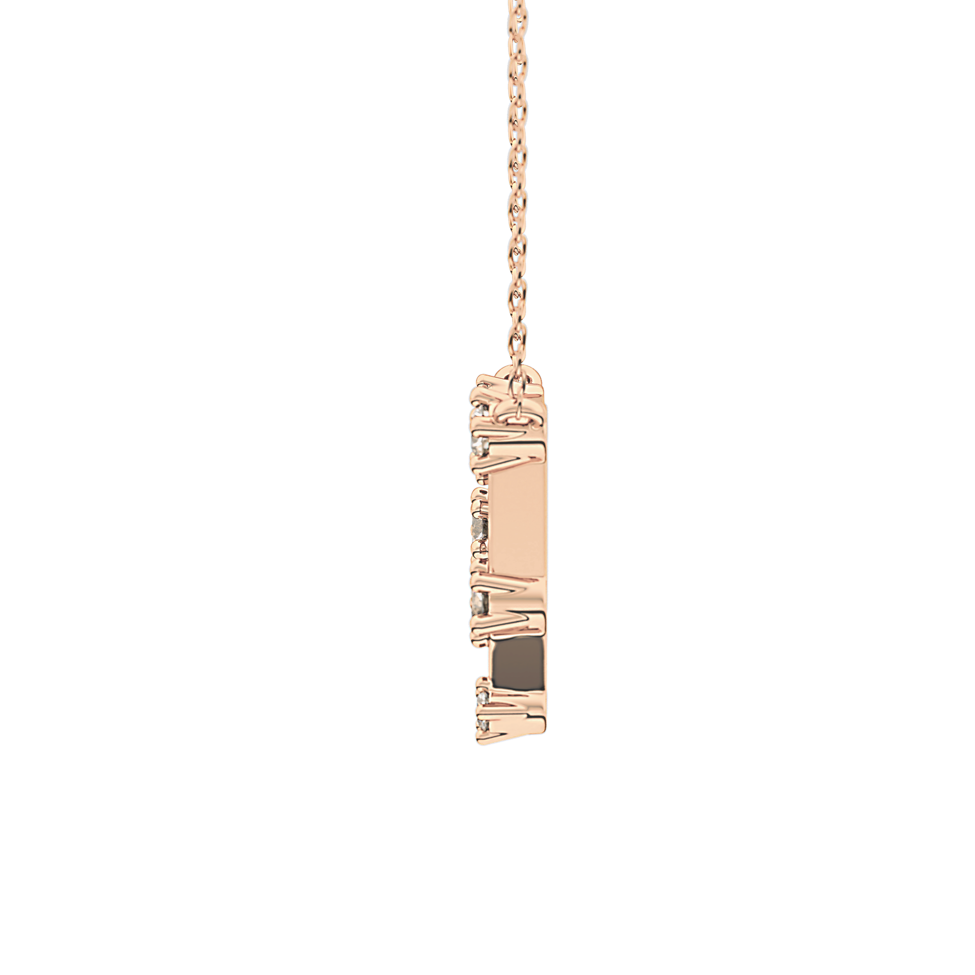 Classic 0.18 TCW Round Cut Moissanite Diamond Necklace