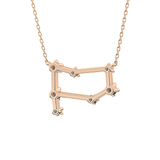 Classic 0.18 TCW Round Cut Moissanite Diamond Necklace