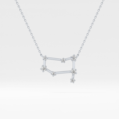 Classic 0.18 TCW Round Cut Moissanite Diamond Necklace