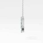 Classic 0.18 TCW Round Cut Moissanite Diamond Necklace