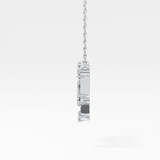 Classic 0.18 TCW Round Cut Moissanite Diamond Necklace