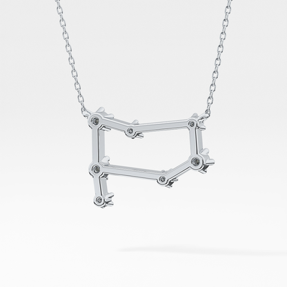 Classic 0.18 TCW Round Cut Moissanite Diamond Necklace