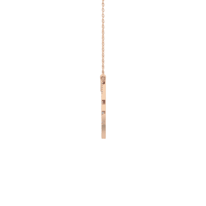 Classic 0.426 TCW Round Cut Moissanite Diamond Necklace