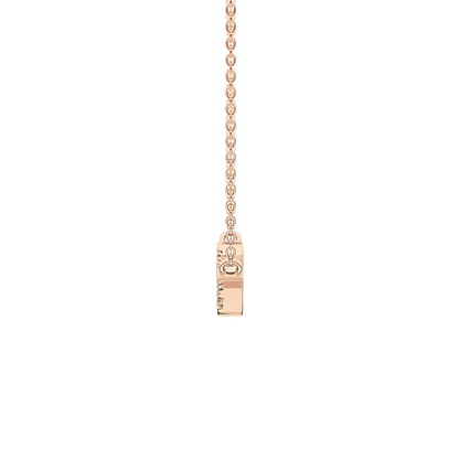 Classic 0.123 TCW Round Cut Moissanite Diamond Necklace