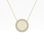 Classic 0.17 TCW Round Cut Moissanite Diamond Necklace