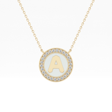 Classic 0.17 TCW Round Cut Moissanite Diamond Necklace
