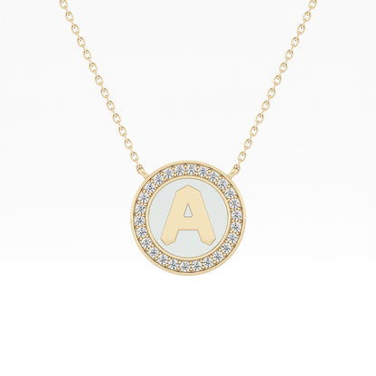 Classic 0.17 TCW Round Cut Moissanite Diamond Necklace