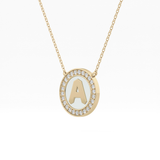 Classic 0.17 TCW Round Cut Moissanite Diamond Necklace