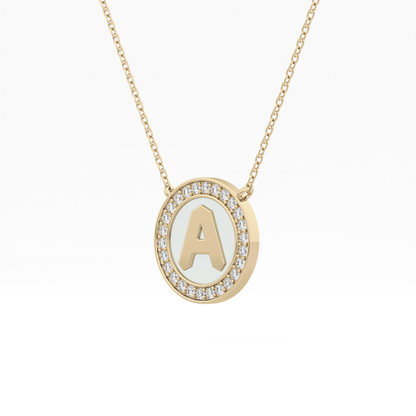 Classic 0.17 TCW Round Cut Moissanite Diamond Necklace