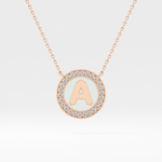Classic 0.17 TCW Round Cut Moissanite Diamond Necklace