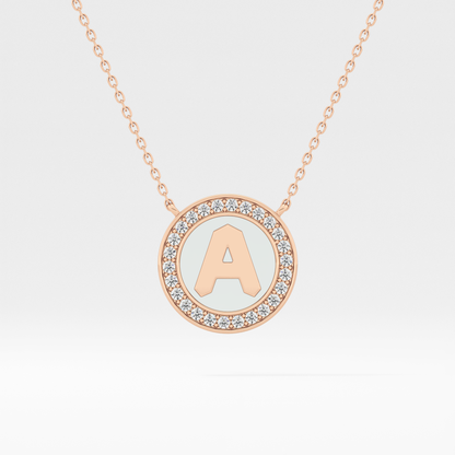 Classic 0.17 TCW Round Cut Moissanite Diamond Necklace