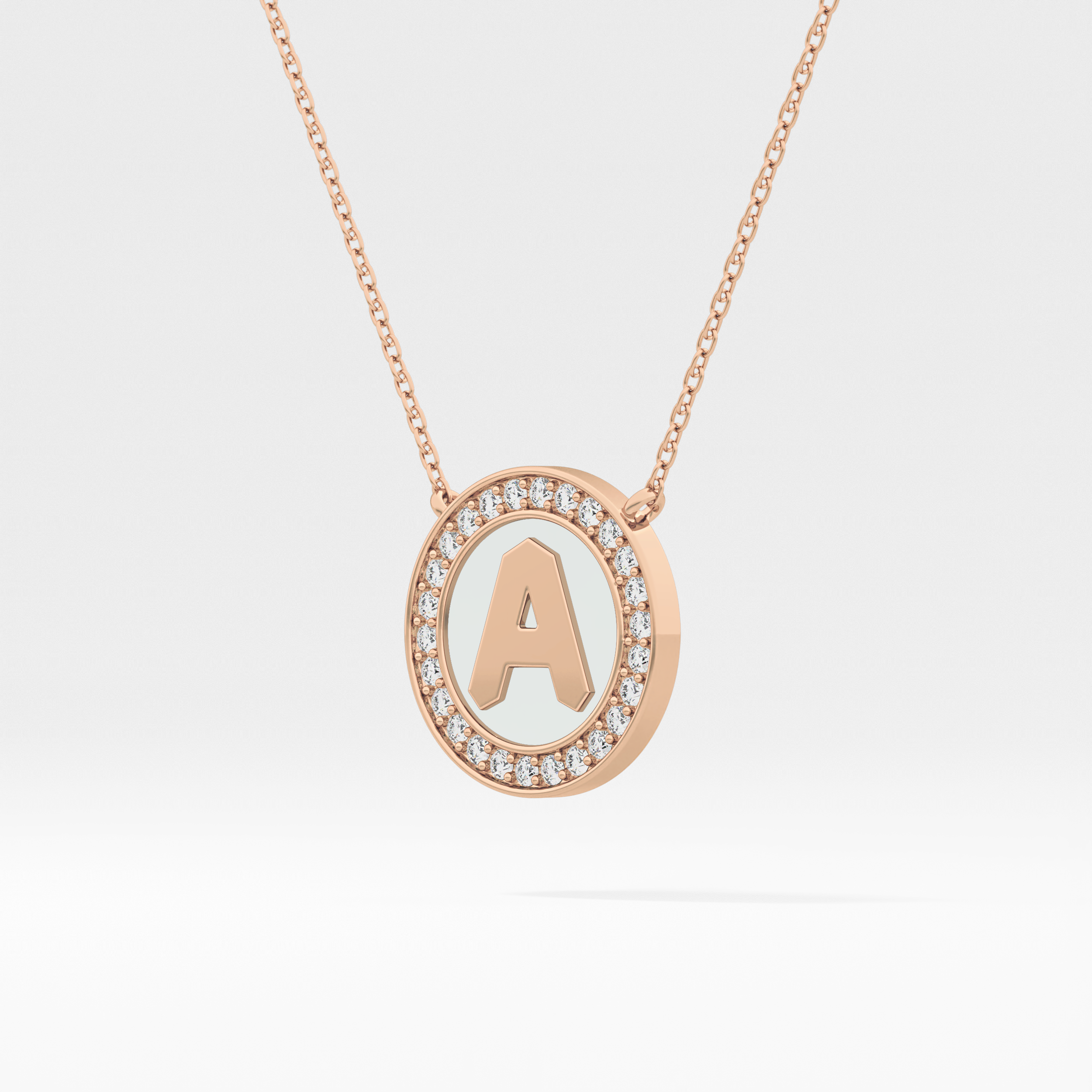 Classic 0.17 TCW Round Cut Moissanite Diamond Necklace