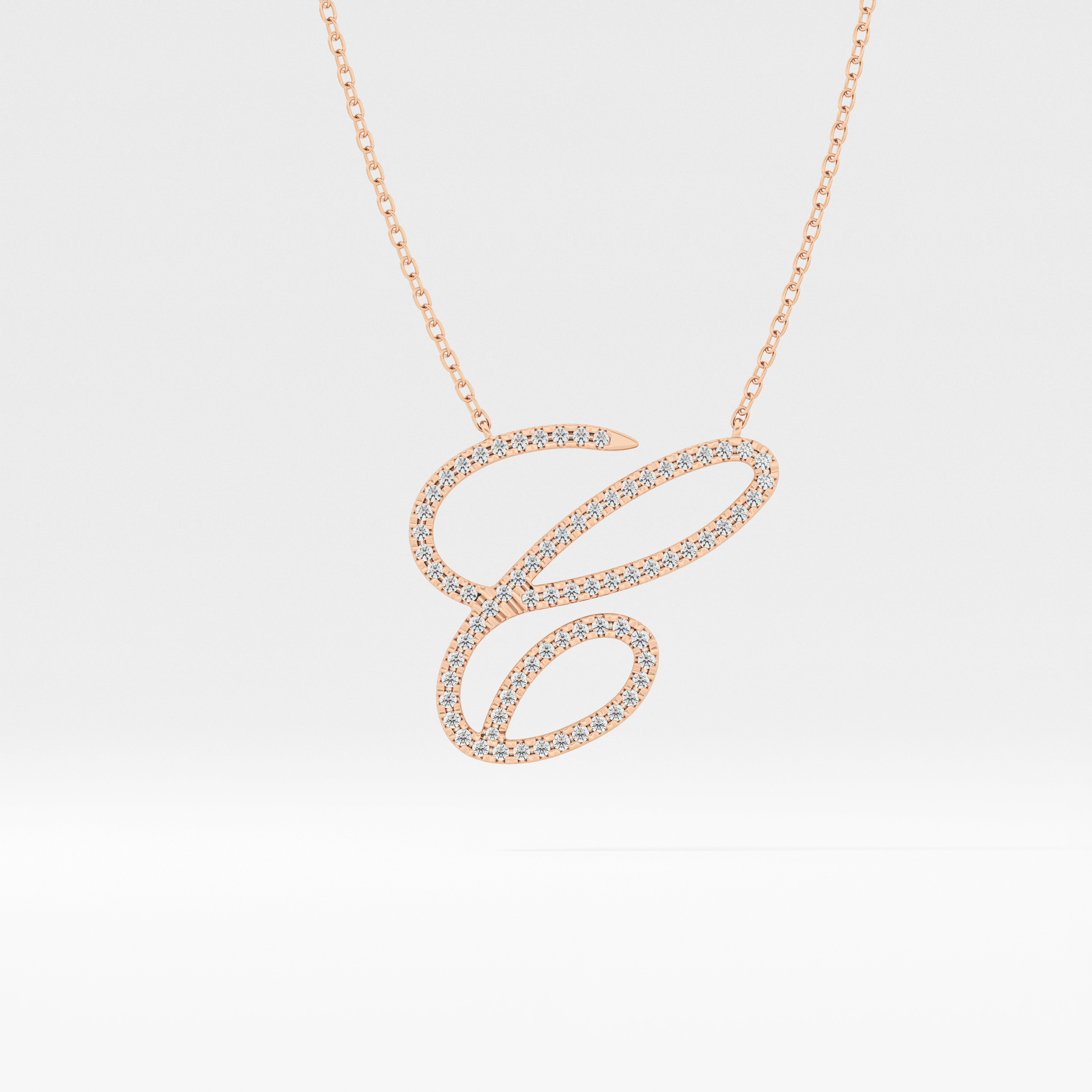 Classic 0.144 TCW Round Cut Moissanite Diamond Necklace