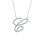 Classic 0.144 TCW Round Cut Moissanite Diamond Necklace