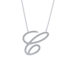 Classic 0.144 TCW Round Cut Moissanite Diamond Necklace