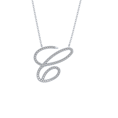 Classic 0.144 TCW Round Cut Moissanite Diamond Necklace