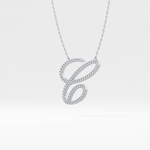 Classic 0.144 TCW Round Cut Moissanite Diamond Necklace