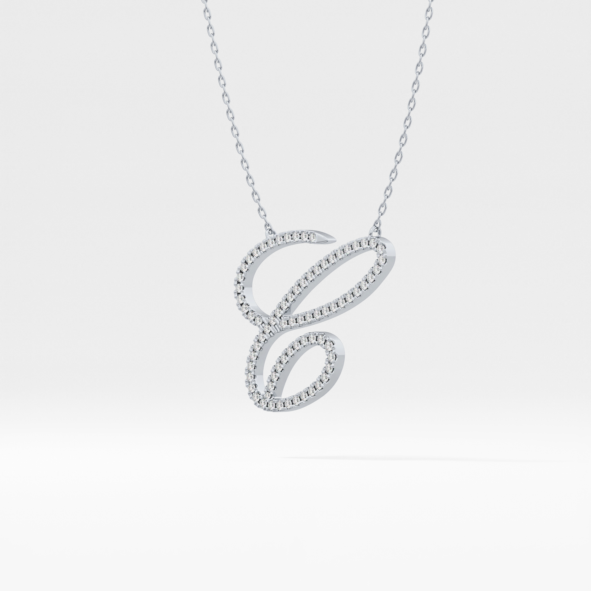 Classic 0.144 TCW Round Cut Moissanite Diamond Necklace