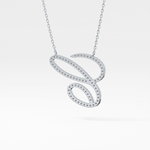 Classic 0.144 TCW Round Cut Moissanite Diamond Necklace