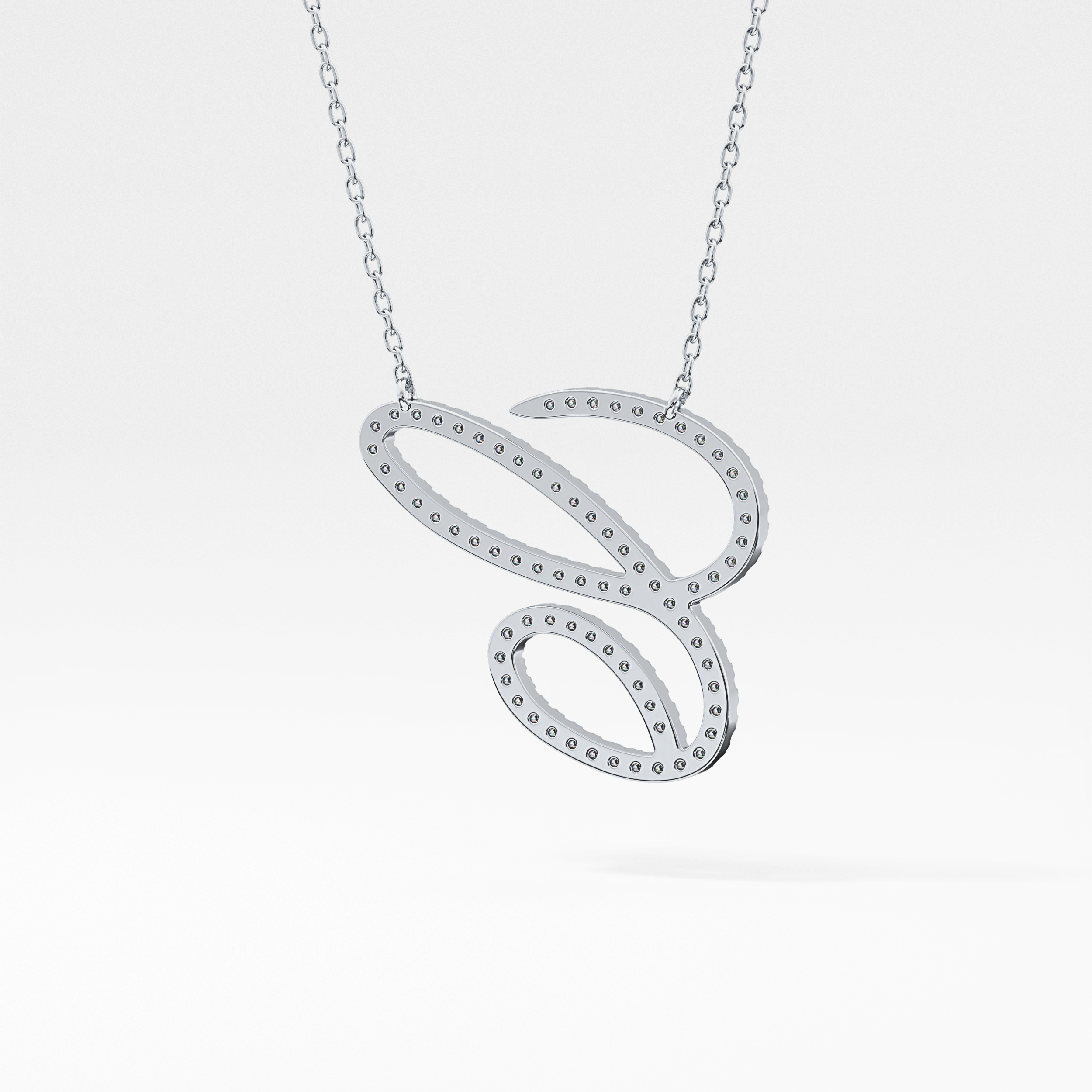 Classic 0.144 TCW Round Cut Moissanite Diamond Necklace