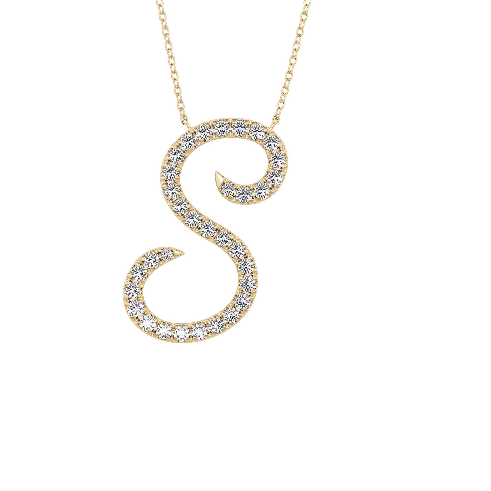 Classic 0.585 TCW Round Cut Moissanite Diamond Necklace