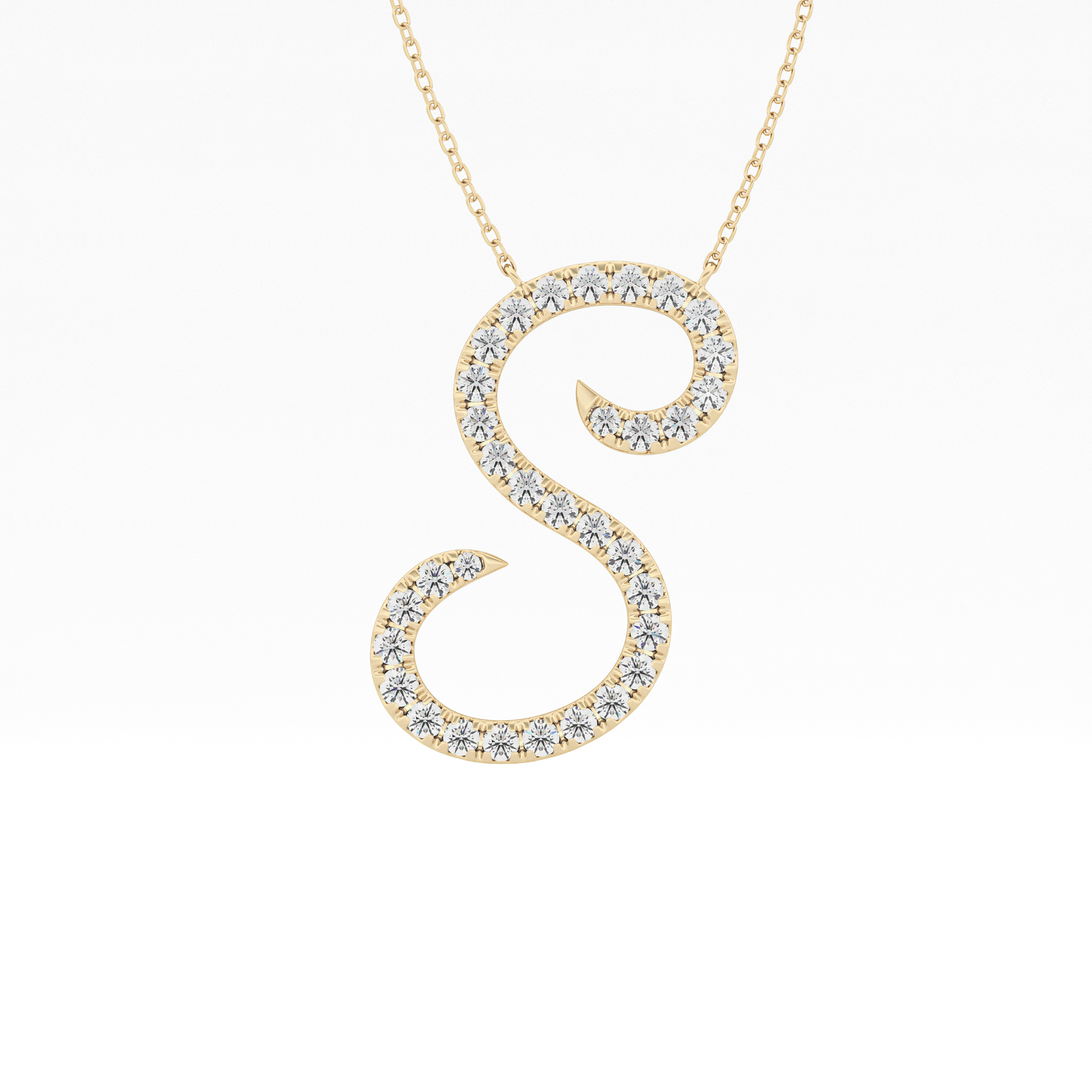 Classic 0.585 TCW Round Cut Moissanite Diamond Necklace