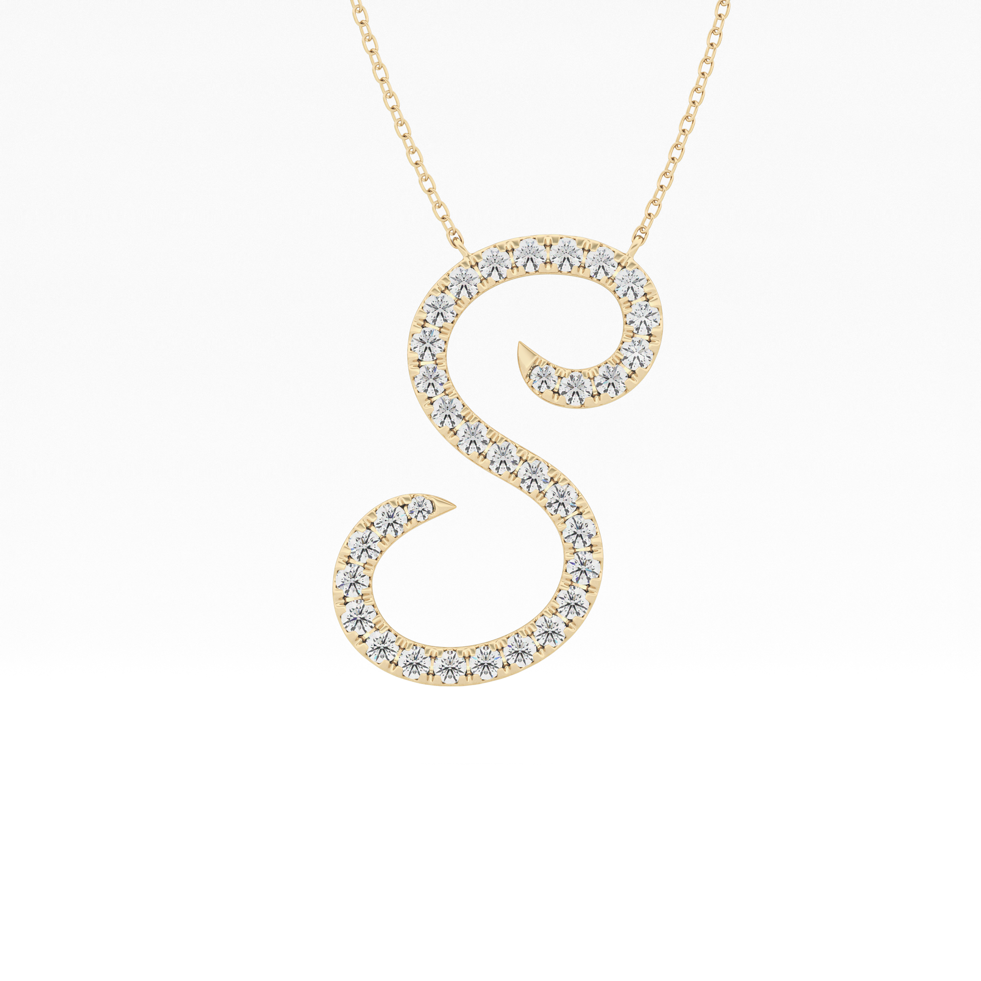 Classic 0.585 TCW Round Cut Moissanite Diamond Necklace