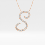 Classic 0.585 TCW Round Cut Moissanite Diamond Necklace