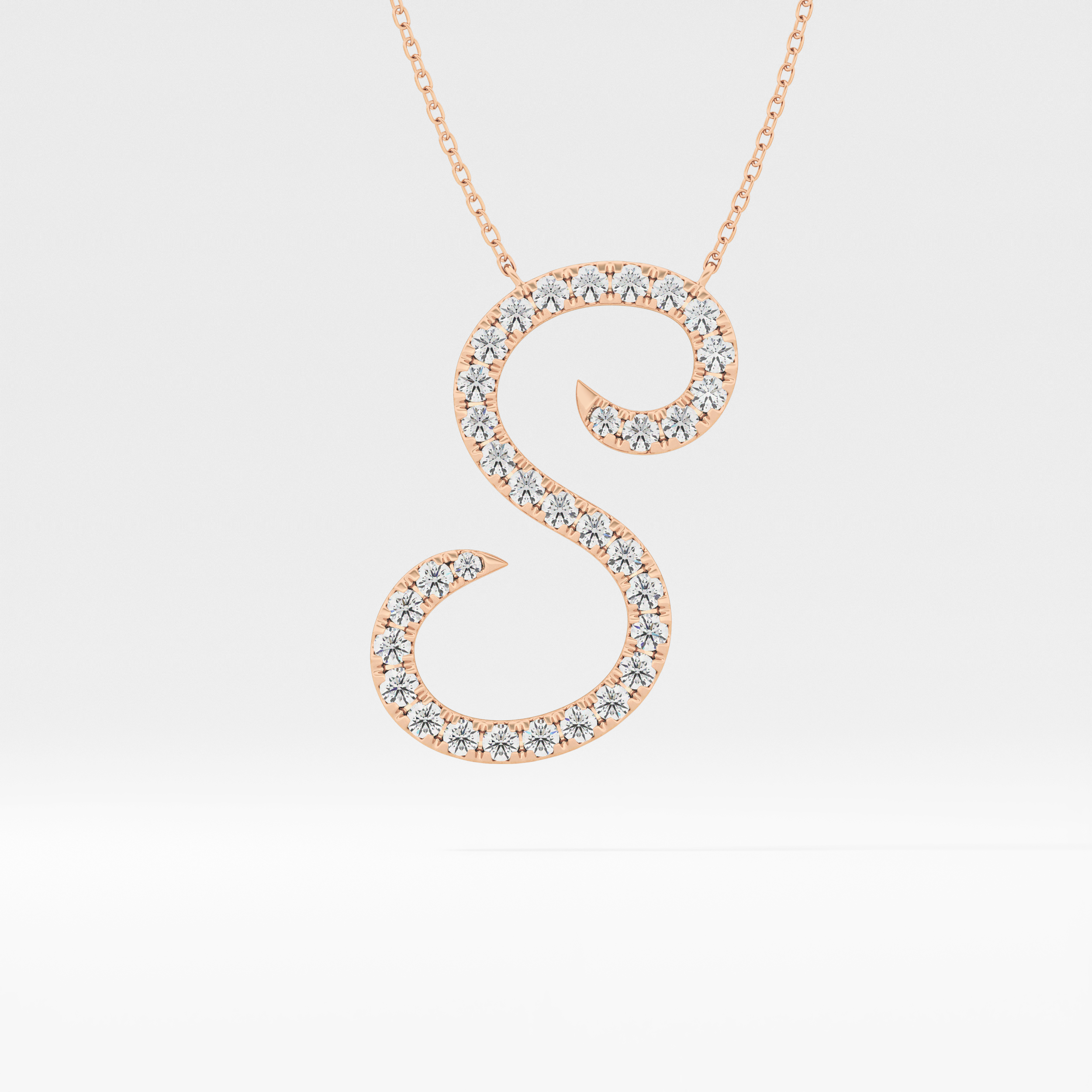 Classic 0.585 TCW Round Cut Moissanite Diamond Necklace