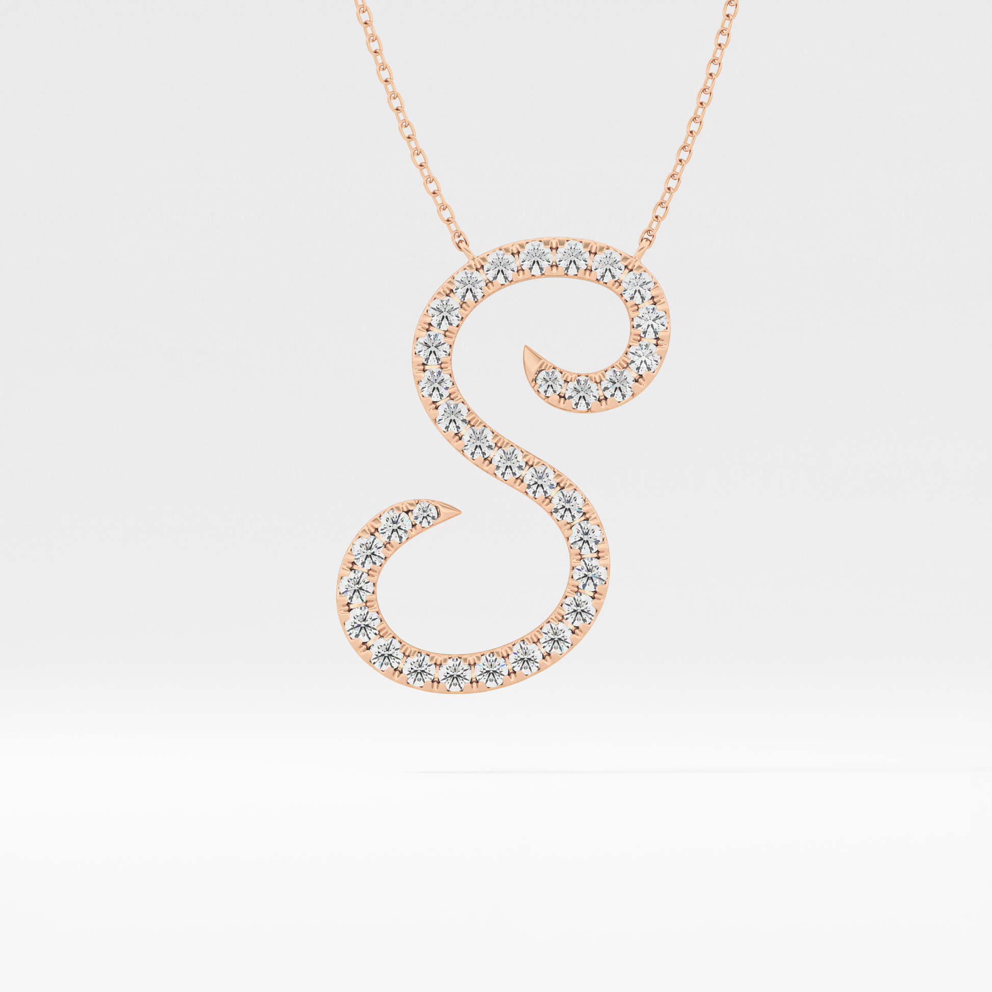 Classic 0.585 TCW Round Cut Moissanite Diamond Necklace