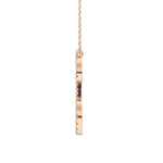 Classic 0.585 TCW Round Cut Moissanite Diamond Necklace