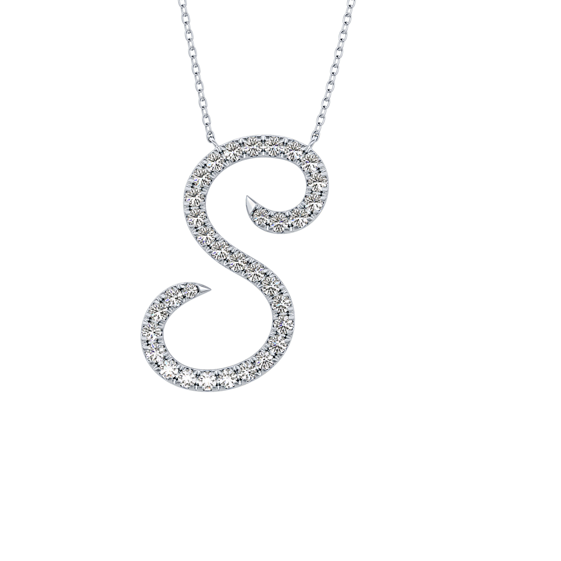Classic 0.585 TCW Round Cut Moissanite Diamond Necklace