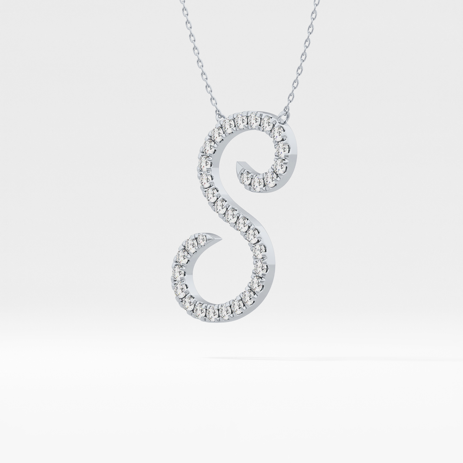 Classic 0.585 TCW Round Cut Moissanite Diamond Necklace