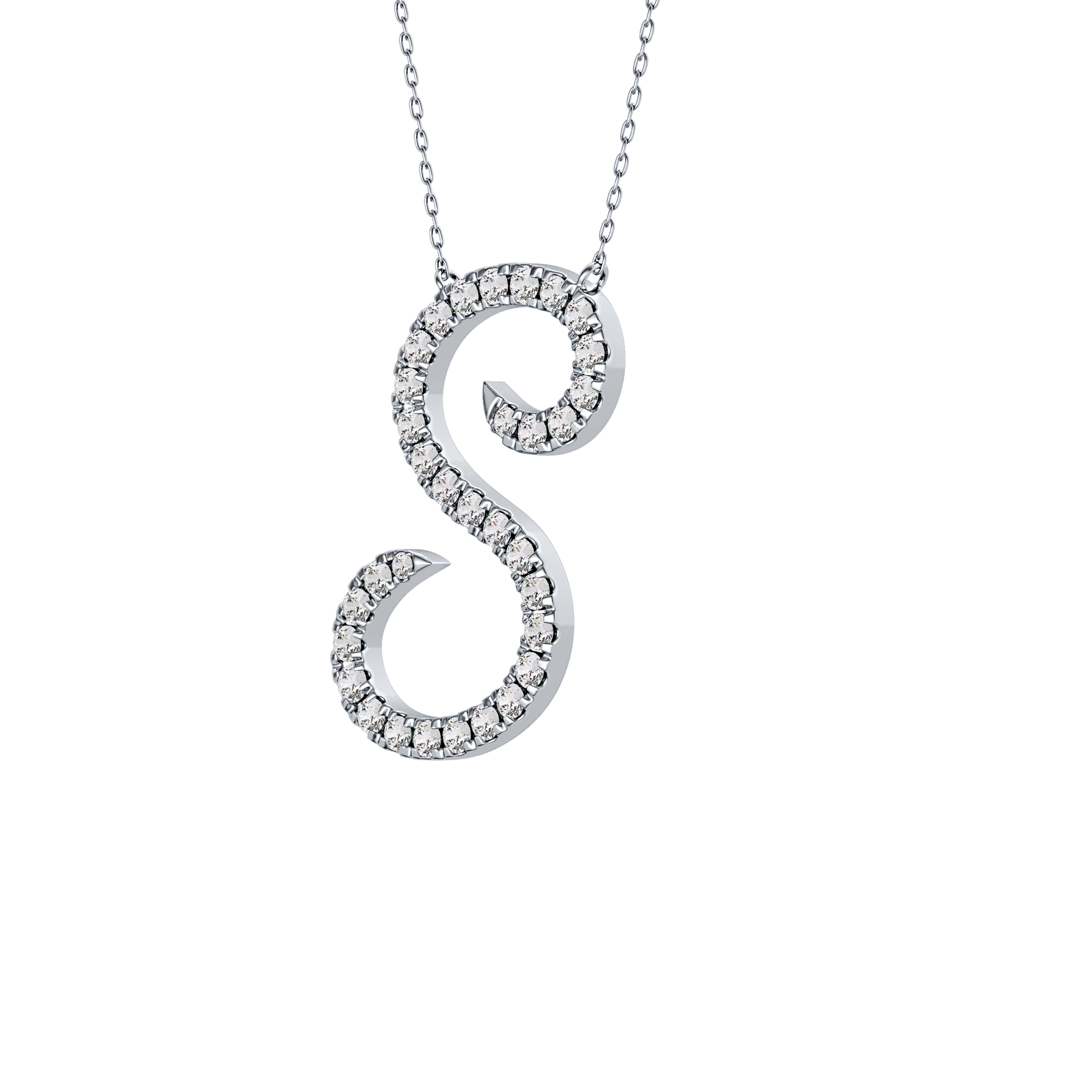 Classic 0.585 TCW Round Cut Moissanite Diamond Necklace