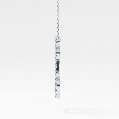 Classic 0.585 TCW Round Cut Moissanite Diamond Necklace